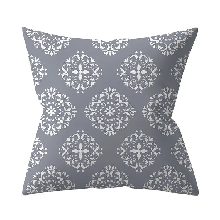 Housse de Coussin Géométrique SILVΞR 32 Style-45x45cm