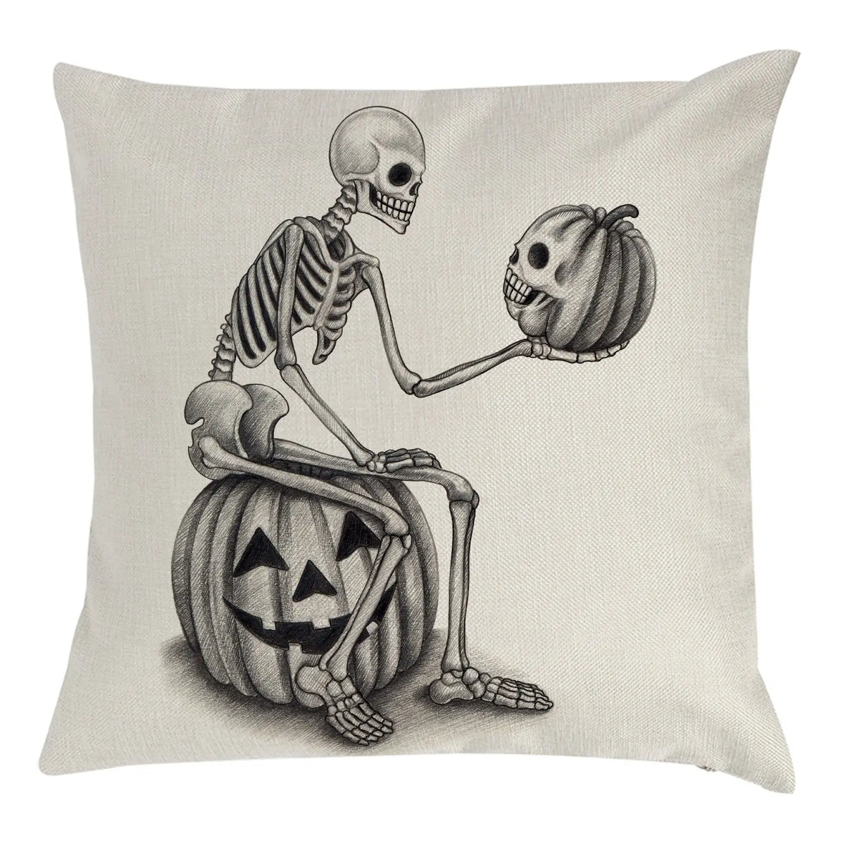 Housse de Coussin Halloween Festin SKLUM 45x45cm-2style