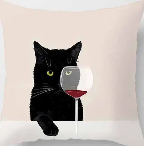 Housse de Coussin Imprimé ZIGRA 45 × 45 Two sided-Cat1