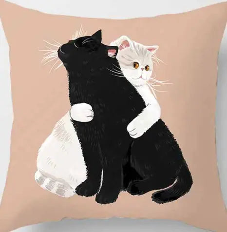 Housse de Coussin Imprimé ZIGRA 45 × 45 Two sided-Cat5