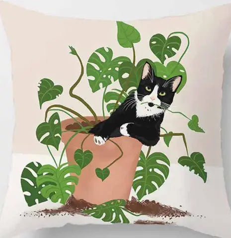 Housse de Coussin Imprimé ZIGRA 45 × 45 Two sided-Cat10