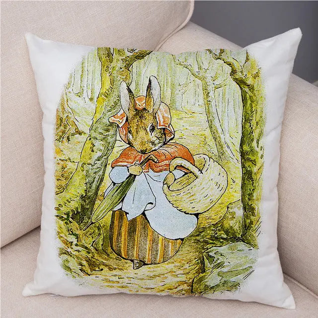 Housse de Coussin Lapin Pascal 16 Colors-45 X45cm Without Pillow