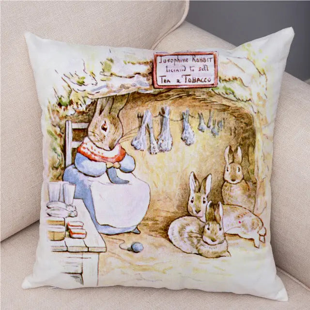 Housse de Coussin Lapin Pascal 22 Colors-45 X45cm Without Pillow