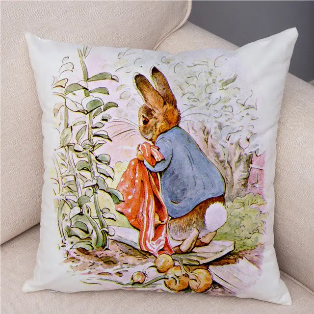 Housse de Coussin Lapin Pascal 23 Colors-45 X45cm Without Pillow