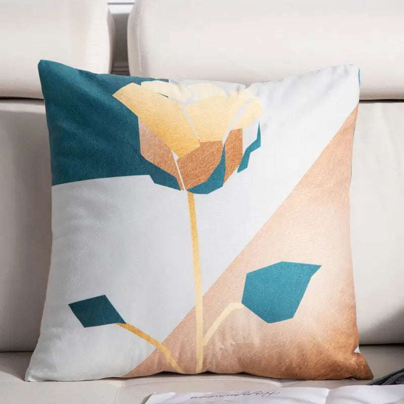 Housse de Coussin Luxe Design NORDIC Plain rose-45X45cm covercore