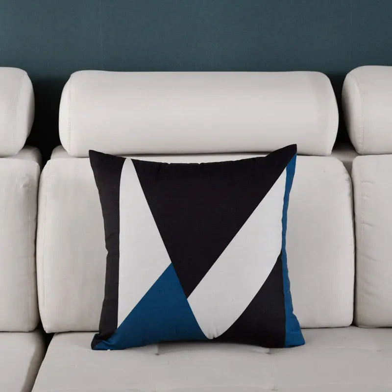 Housse de Coussin Luxe Design NORDIC Twill blue-45X45cm covercore