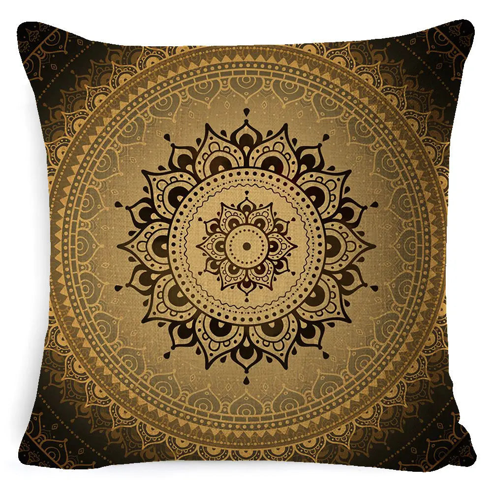 Housse de Coussin Mandala Rétro BOHO