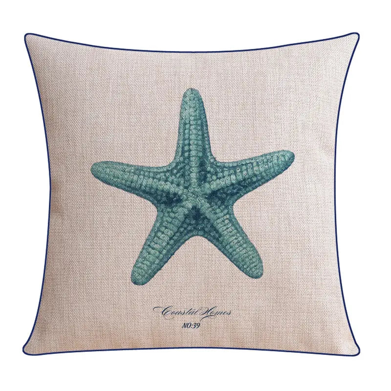 Housse de Coussin Marine ETOILE XH0076-53X53cm Without Core
