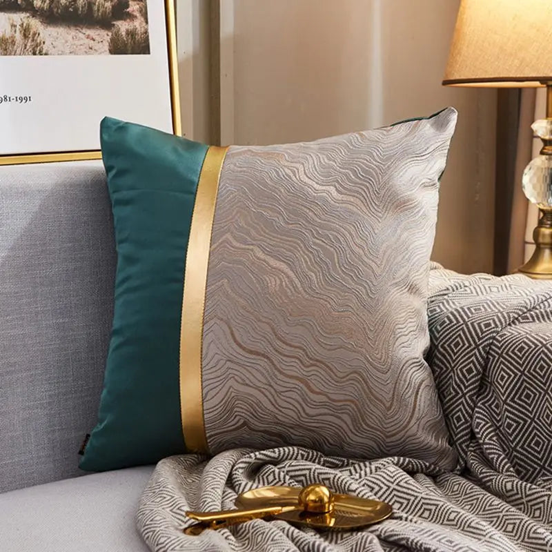 Housse de Coussin Moderne Satin LUXORA G1-45x45cm