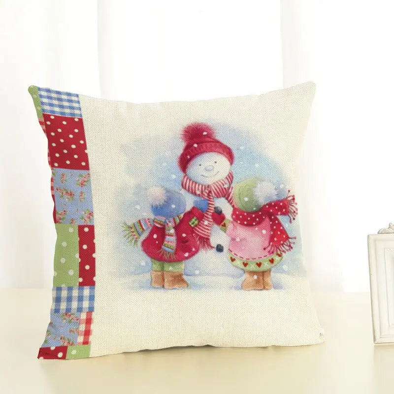Housse de Coussin Noël Luxe COZYDECO D-45x45cm