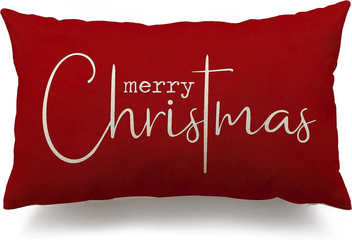 Housse de Coussin Noël Merrylin Merrychristmas1-30 X50cm Duplex Printing