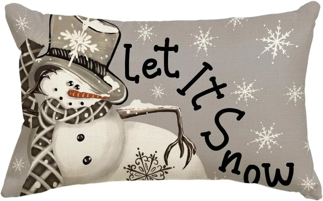 Housse de Coussin Noël Merrylin F-30x50cm Printing Single Side