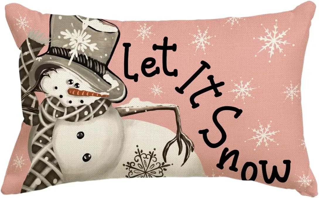 Housse de Coussin Noël Merrylin G-30 X50cm Duplex Printing