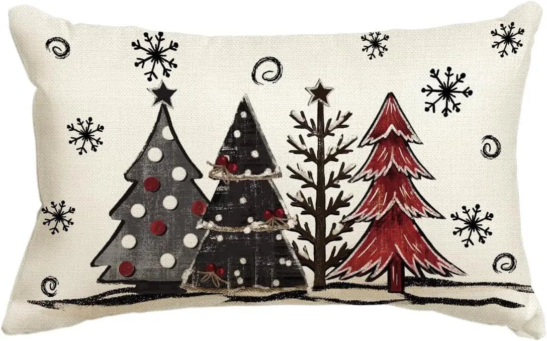 Housse de Coussin Noël Merrylin O-30 X50cm Duplex Printing