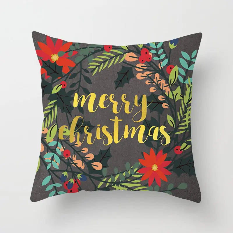 Housse de Coussin Noël Nordic PEACHY DRD87 7-45x45cm