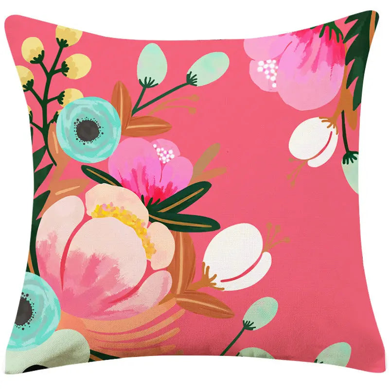 Housse de Coussin Pastoral COTLINEN 6 Style-45x45cm-Pillow case without core