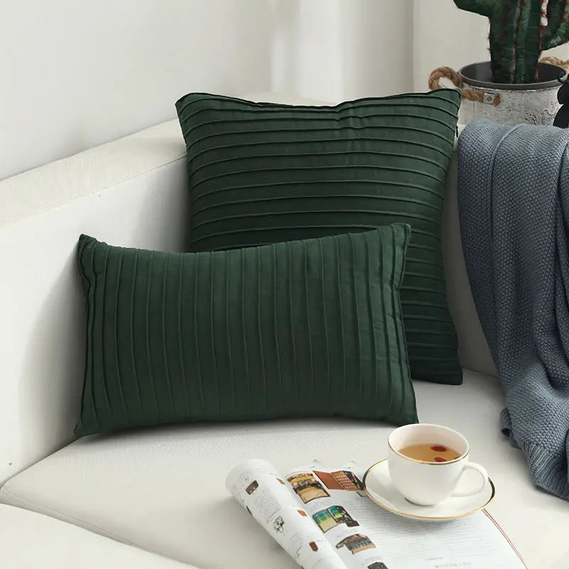 Housse de Coussin Suède Nordic VEIA B-30x50cm with pillow core