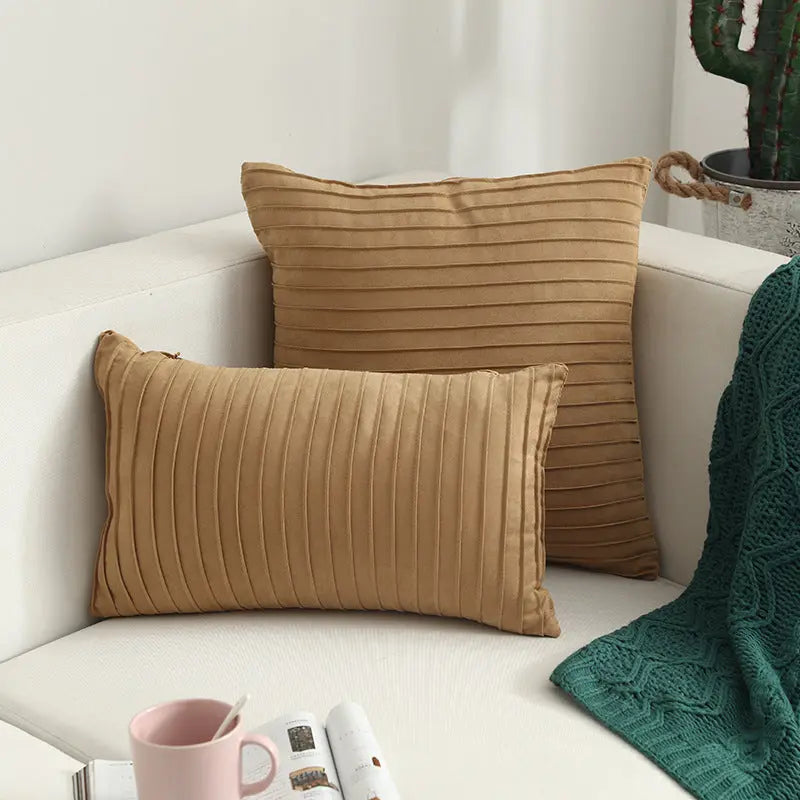 Housse de Coussin Suède Nordic VEIA E-30x50cm with pillow core