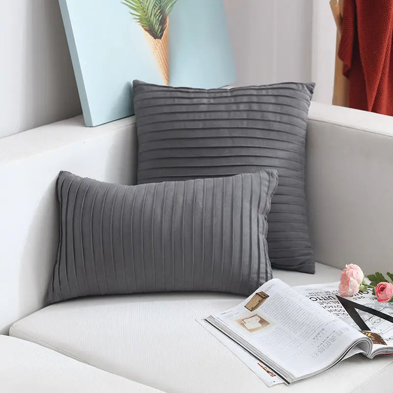 Housse de Coussin Suède Nordic VEIA N-45x45cm