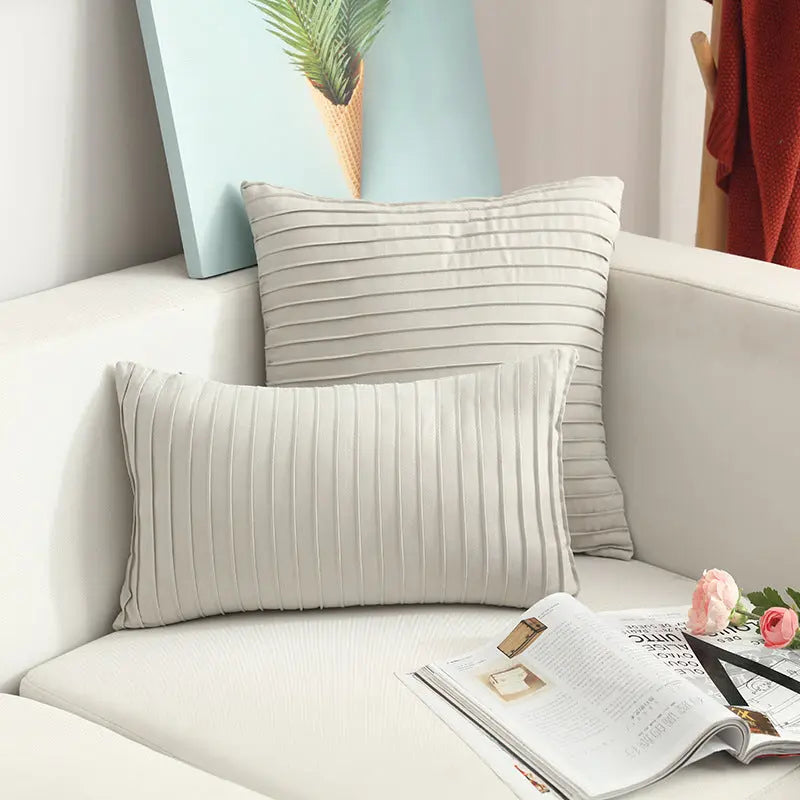Housse de Coussin Suède Nordic VEIA P-30x50cm with pillow core