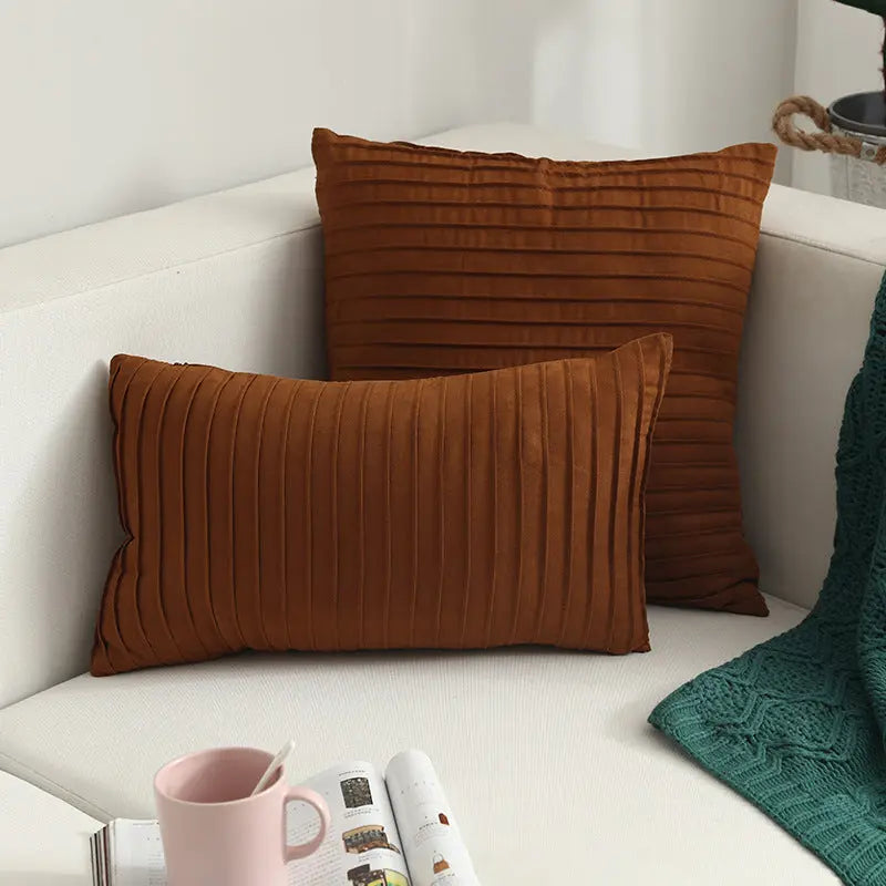 Housse de Coussin Suède Nordic VEIA S-45x45cm with pillow core