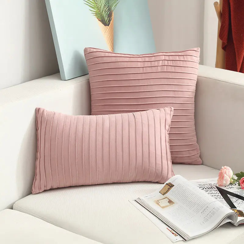 Housse de Coussin Suède Nordic VEIA T-45x45cm