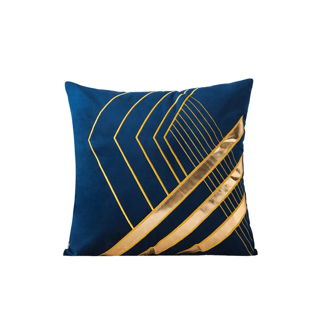 Housse de Coussin Velours Chic NAVI Navy Blue-45x45cm