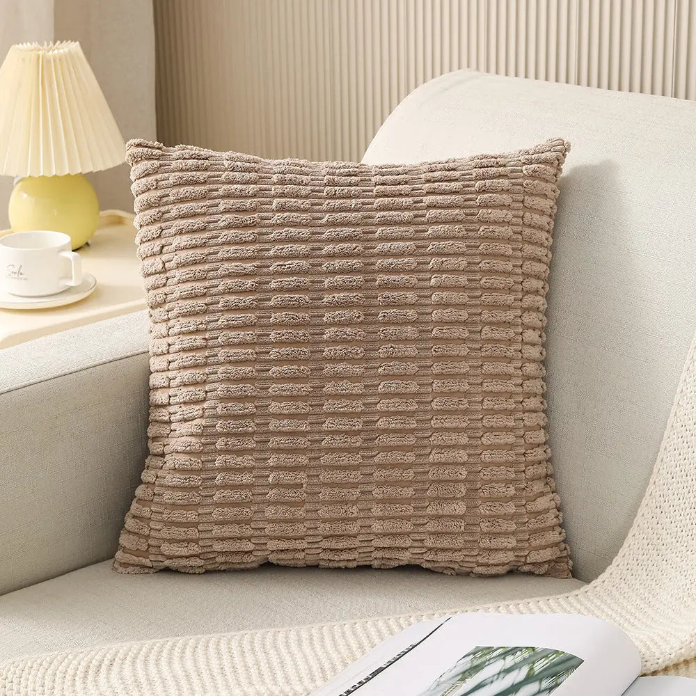 Housse de Coussin Velours MYLO Light Coffee-45cmx45cm Pillowcase