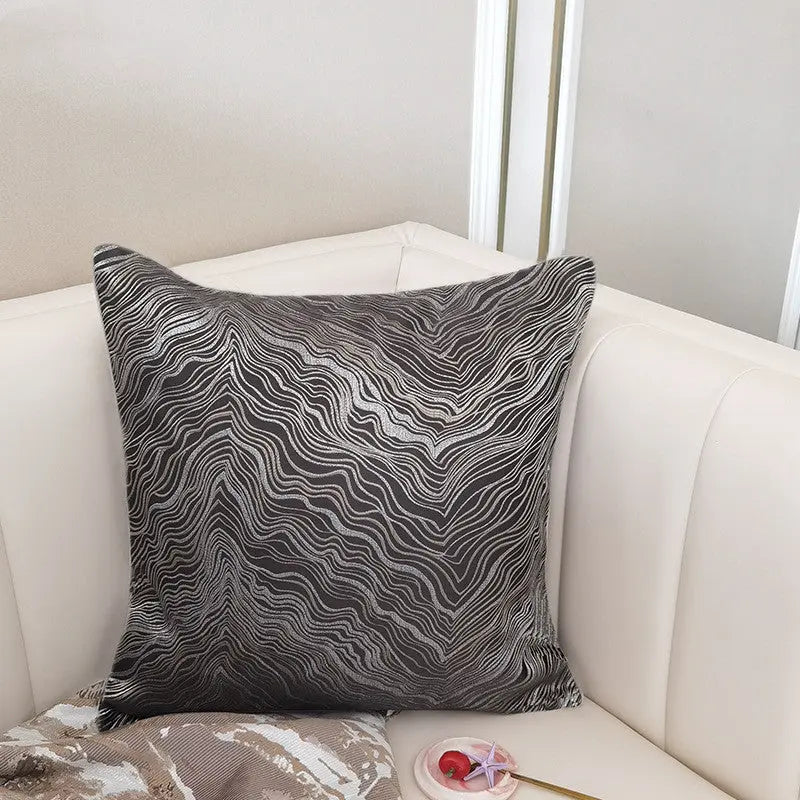 Housse de Coussin Velours Nordic BLUVEL Black.-3045cm without core