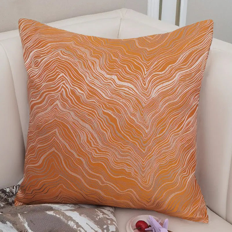 Housse de Coussin Velours Nordic BLUVEL Orange-4545cm without core