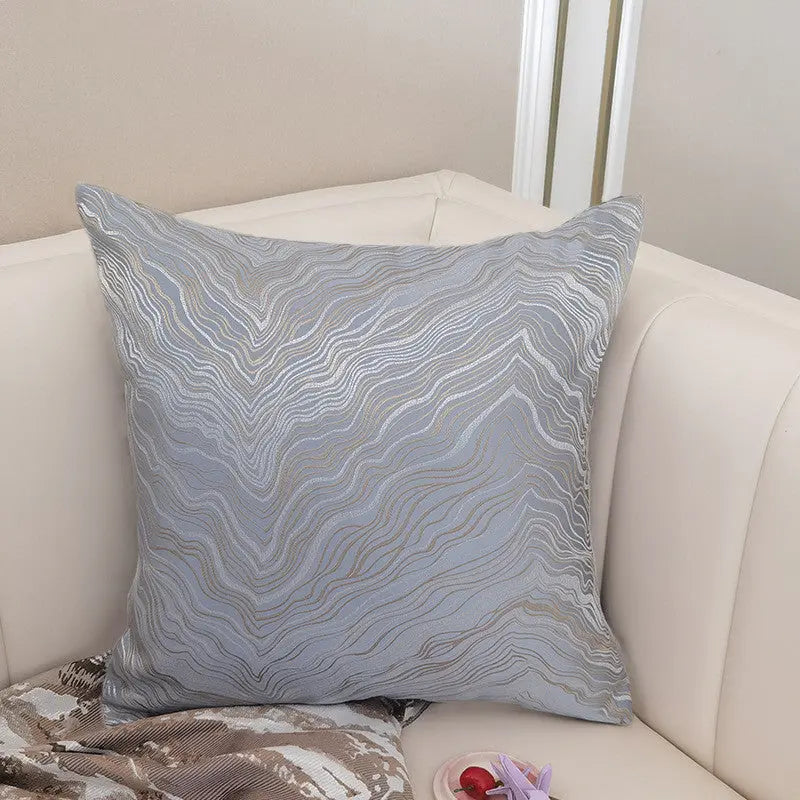 Housse de Coussin Velours Nordic BLUVEL Water blue-3045cm without core