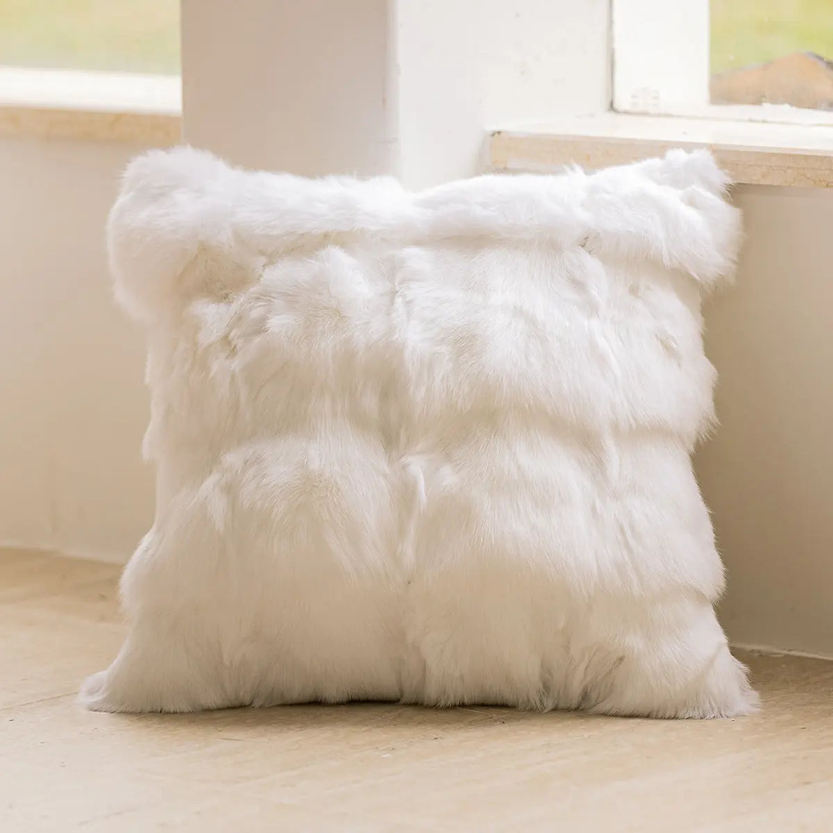 Housse de Coussin Velours Nordic PLINON Head Fox Fur 45 X45cm-Brushed Cloth Pillow