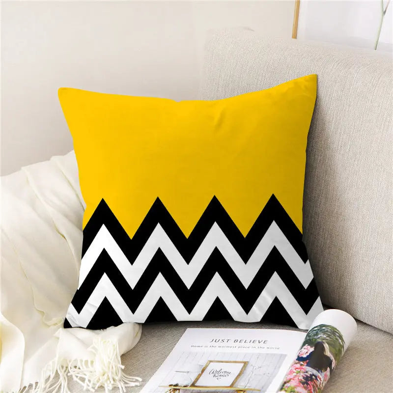 Housse de Coussin Velours PEACHE 5style-45x45cm