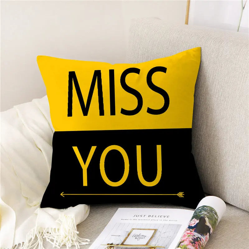 Housse de Coussin Velours ZORNA 12style-40x40cm