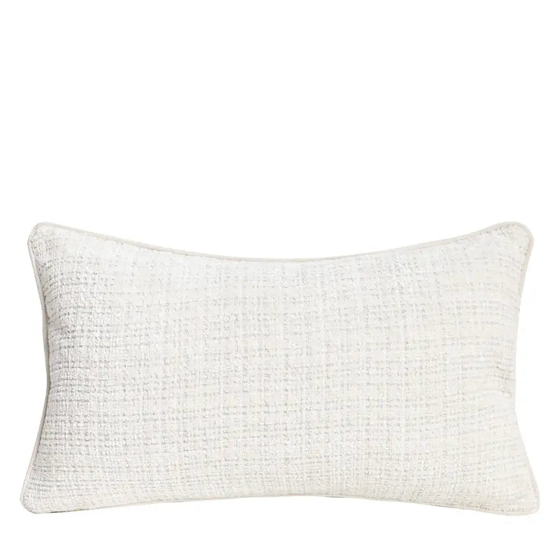 Housse de Coussin Velvet Carré LINARA Beige waist pillow-With core