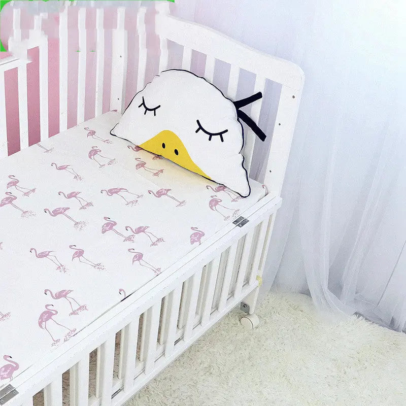 Housse de Matelas Coton Ampleluxe Flamingo-130x70cm