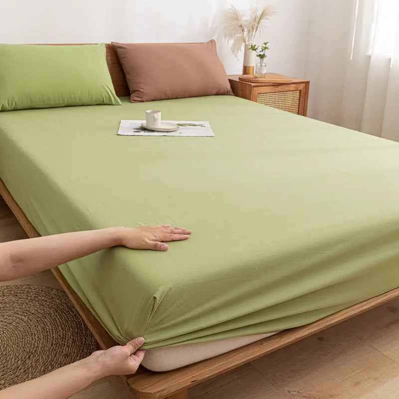 Housse de Matelas Coton Anti-Poussière PROTECTO Matcha green-90X200cm twopiece suit