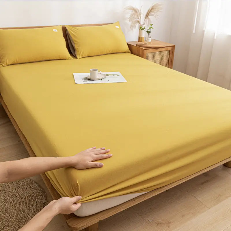 Housse de Matelas Coton Anti-Poussière PROTECTO Apricot-200X200cm twopiece suit