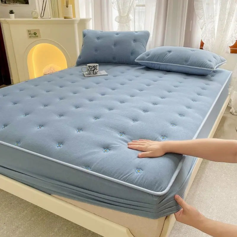 Housse de Matelas Coton Geométrique SEROLO
