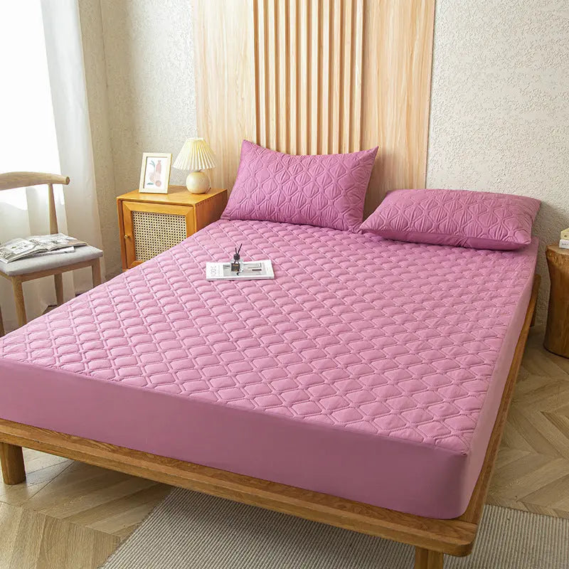 Housse de Matelas Imperméable QUILIA Red Bean Paste-180x200 Add 30cm