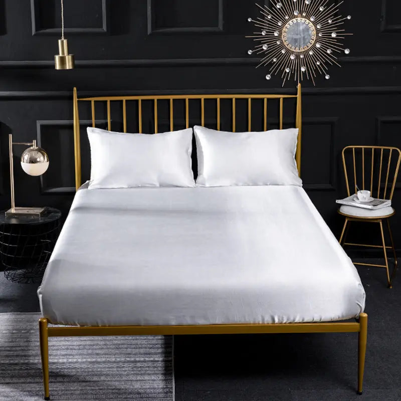 Housse de Matelas Soie Quilting SERENA White-180x200x35cm