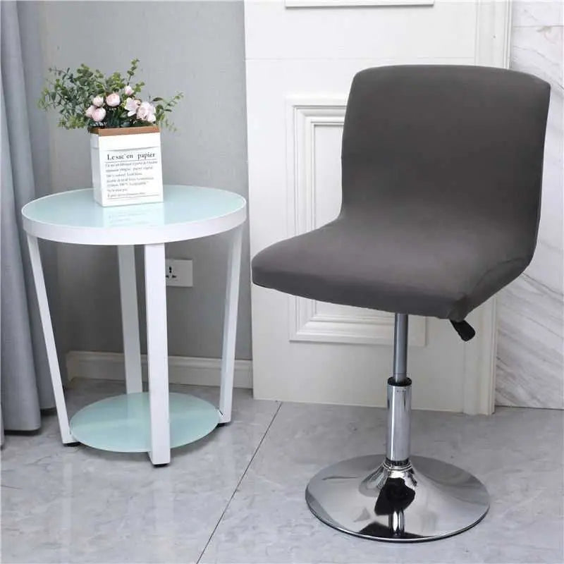 Housse de Tabouret Moderne ARVILO Dark Grey-1PCS