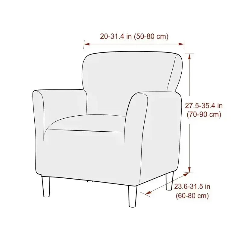 Housse Fauteuil Club Extensible ELASTO - Housse de France