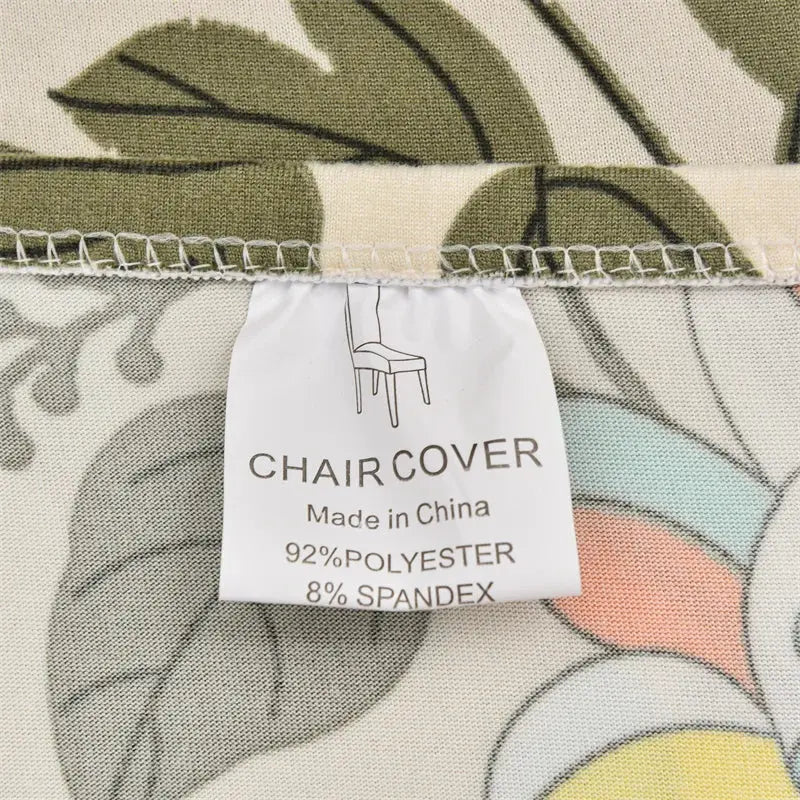 Housse de chaise à oreilles imprimées de fleurs, housse de fauteuil extensible en Spandex, moderne, amovible, pour canapé de détente, housse de protection pour meubles Housse de France