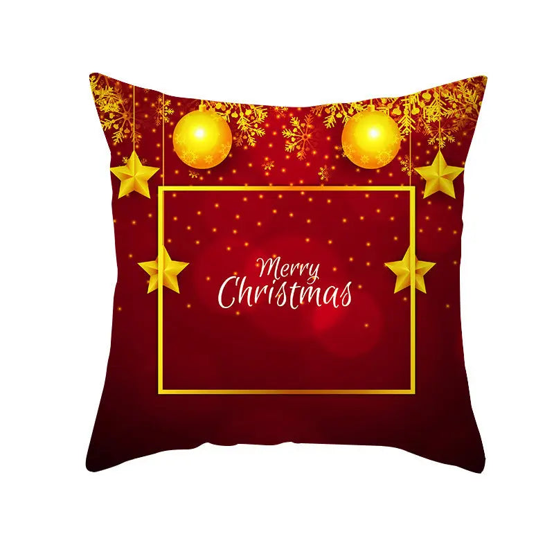 Housse de coussin Noël Moderne CLAUSY E-45x45cm