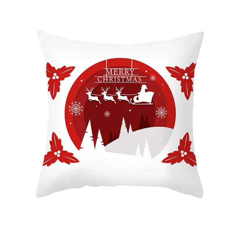 Housse de coussin Noël Moderne CLAUSY F-45x45cm