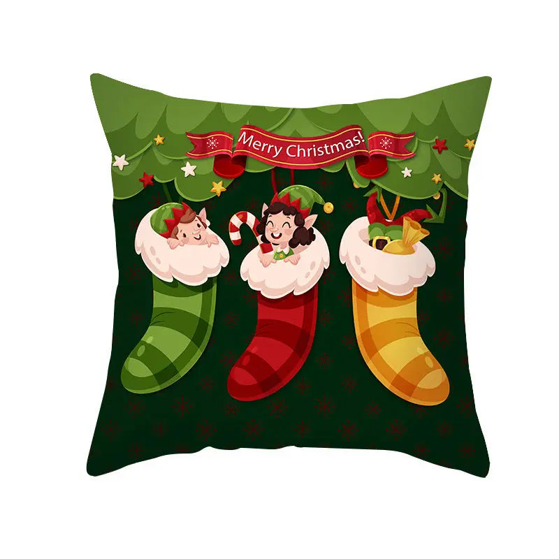 Housse de coussin Noël Moderne CLAUSY A2-45x45cm