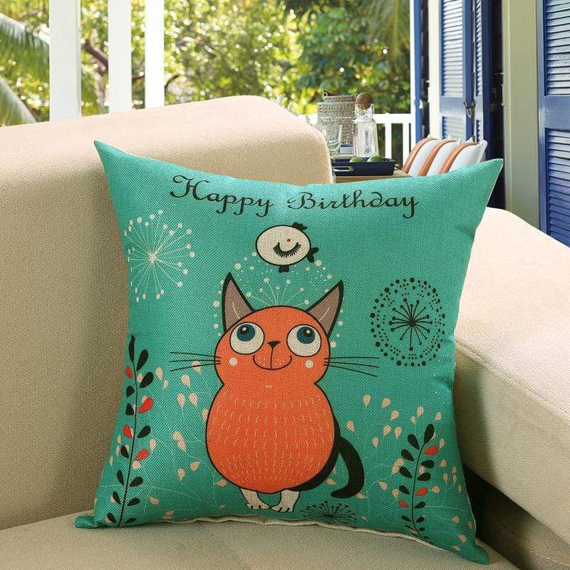Housse de coussin de canapé imprimée CATOCAT - Housse De France