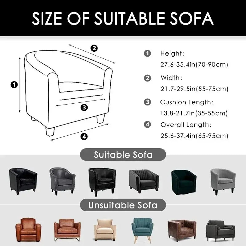 Housse fauteuil club VELVET Housse de France