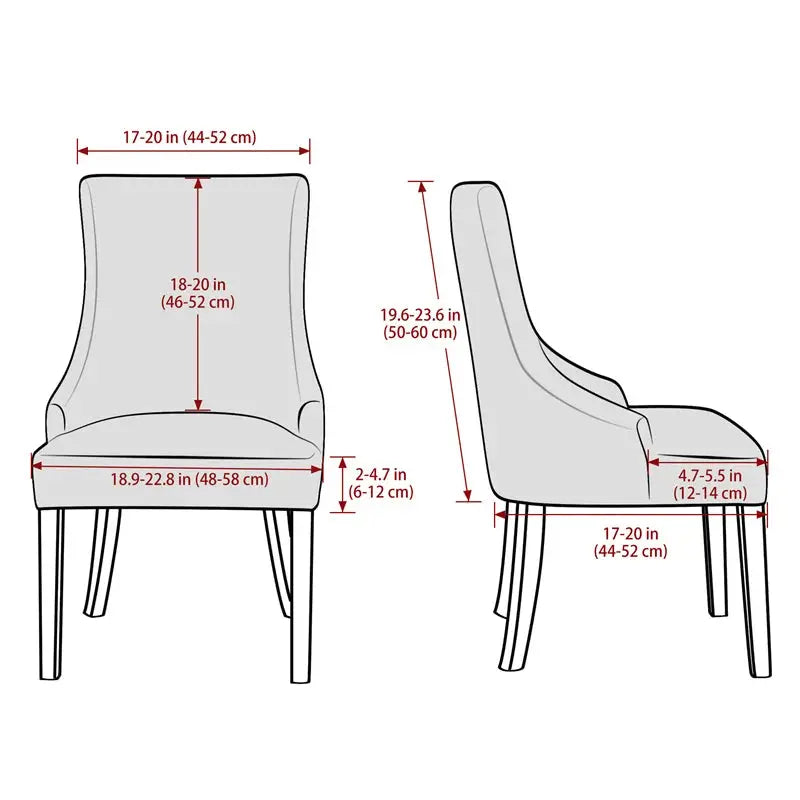 Housse fauteuil scandinave TAAGNEE Housse de France